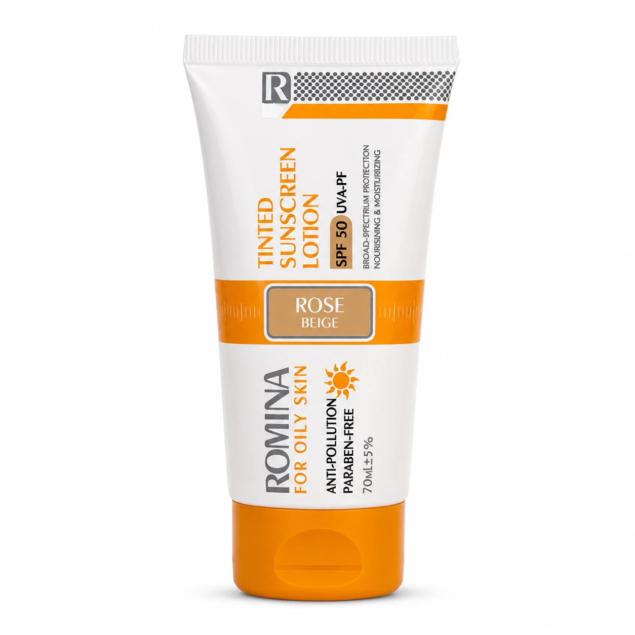 لوسیون-ضدافتاب-رنگی-تیره-spf50-1.webp لوسیون ضد آفتاب رنگی تیره SPF50 حجم 50 میل رومینا - تصویر 1